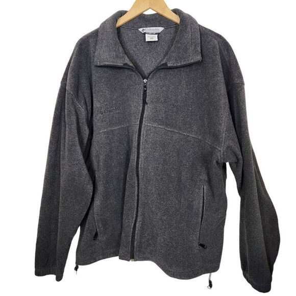 Columbia Men's Steens Mountain Fleece Jacket Full Zip Gray Size XXL WM6113 - Picture 1 of 5